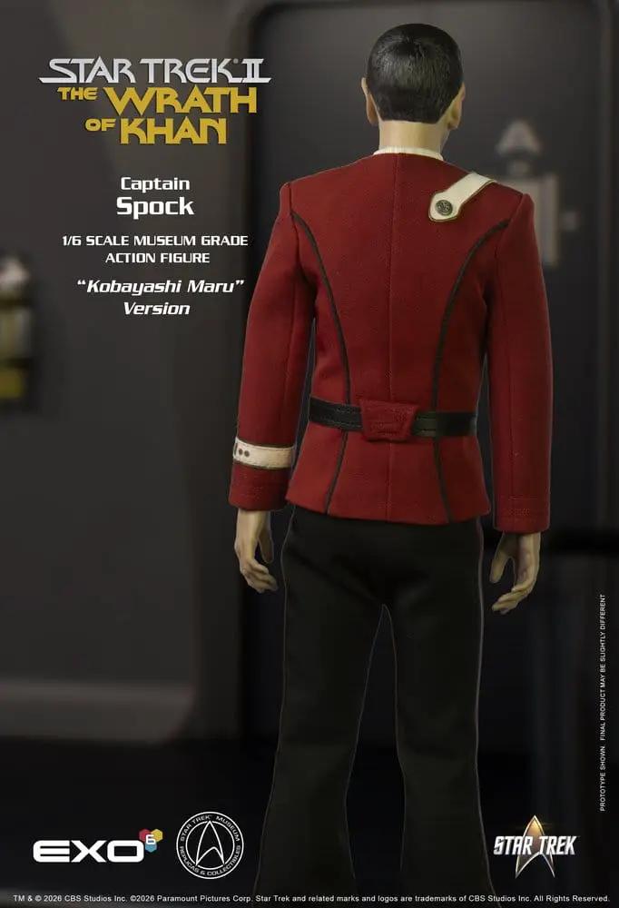 Figura de acción EXO-6 Star Trek: Captain Spock Kobayashi Maru Version, 1/6 escala, uniforme rojo