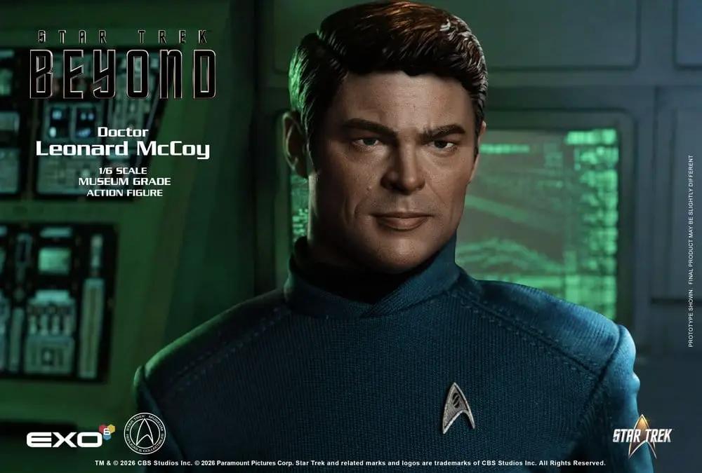 Figura de acción EXO-6 Star Trek Beyond Dr. Bones McCoy, 1/6 escala, 30 cm, uniforme azul