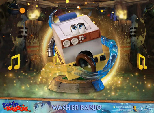 Washer Banjo statue, 22 cm Banjo-Kazooie scale model with white body and brown panel