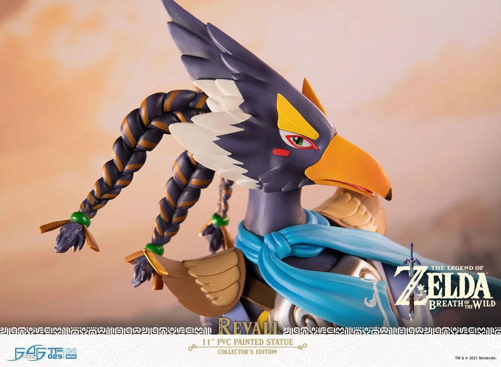 Revali PVC statue from The Legend of Zelda: Breath of the Wild, blue scarf, 27 cm Collector's Edition by FIRST 4 FIGURES