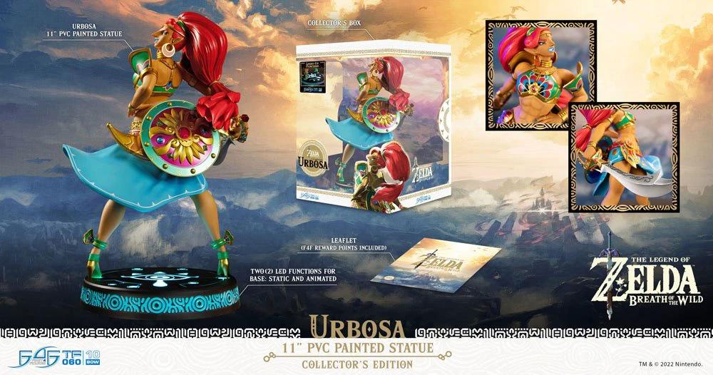 Urbosa PVC painted statue, 11-inch figure by FIRST 4 FIGURES for Zelda: Breath of the Wild