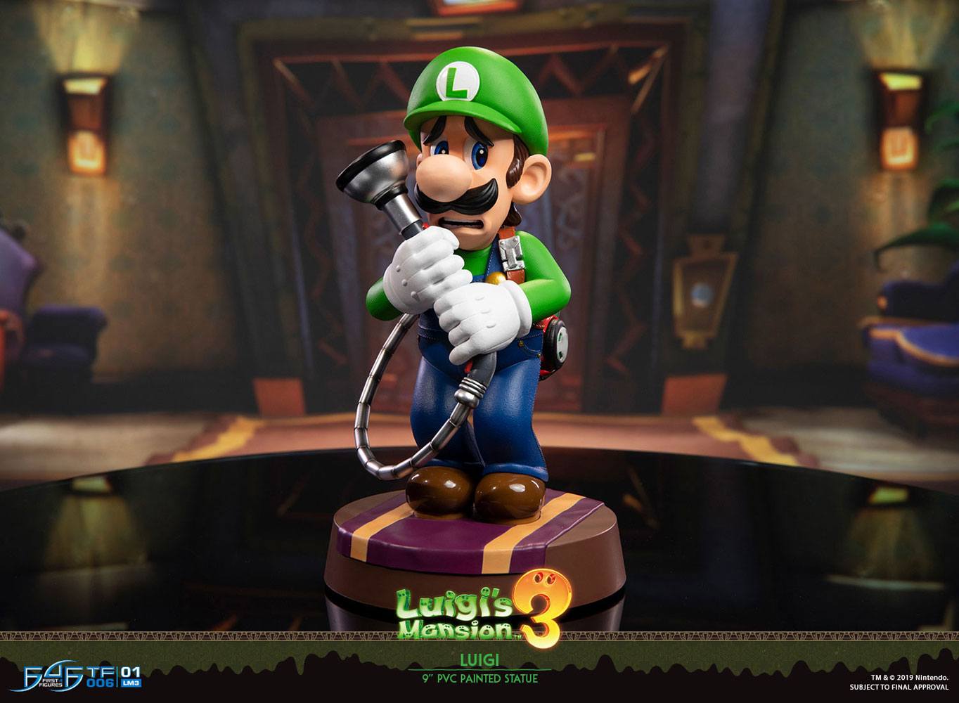 Luigi's Mansion 3 Estatua PVC Luigi 23 cm