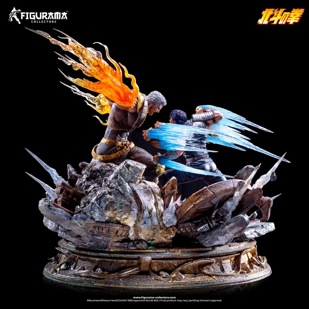 Fist of the North Star Estatua Elite Exclusive 1/6 Kenshiro vs Raoh 59 cm