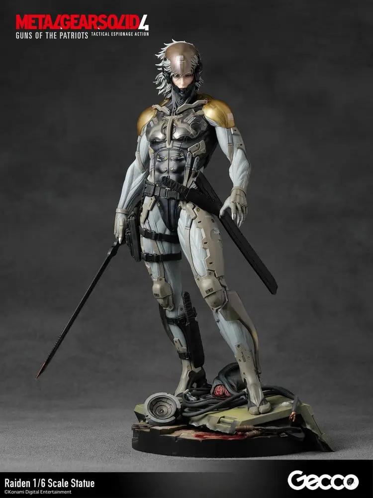 Raiden 1/6 scale statue from Metal Gear Solid 4 Guns of the Patriots, Gecco, 32 cm collectible figure