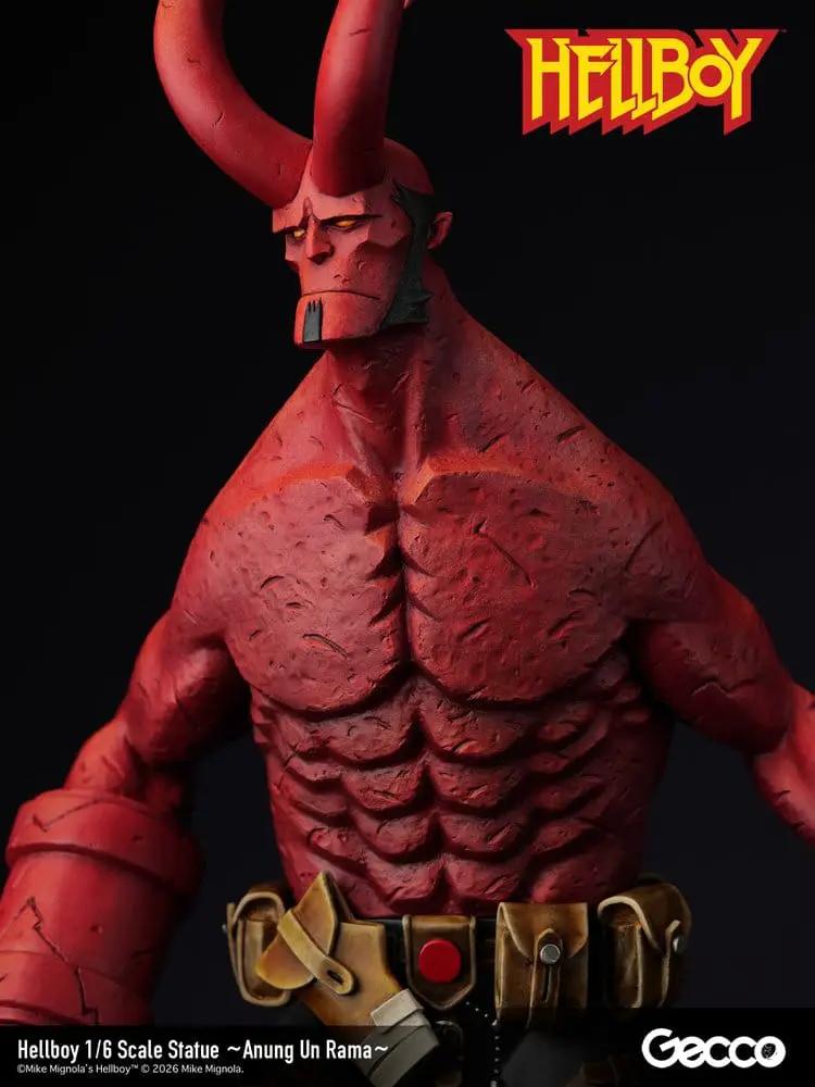 GECCO Hellboy 1/6 PVC figure ~Anung Un Rama~, red muscular demon statue with belt