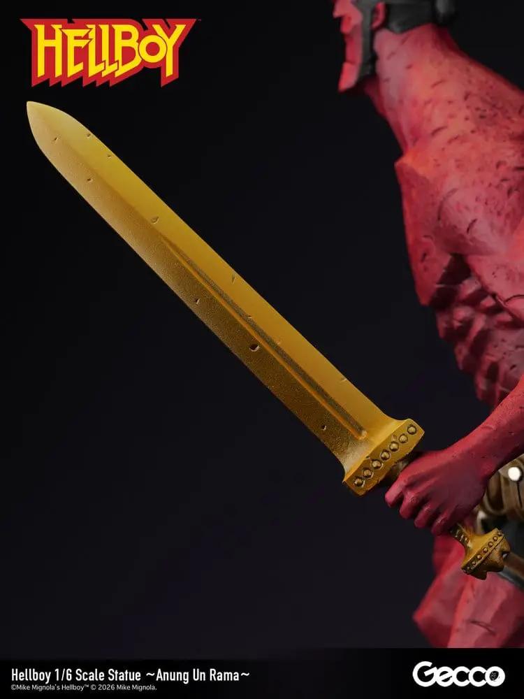 Hellboy 1/6 PVC action figure Anung Un Rama by GECCO with golden sword