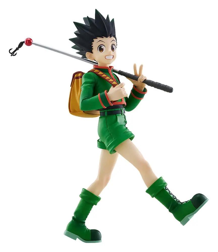 Gon Freecss Pop Up Parade PVC action figure, green outfit with backpack and staff, 20 cm, GOOD SMILE COMPANY