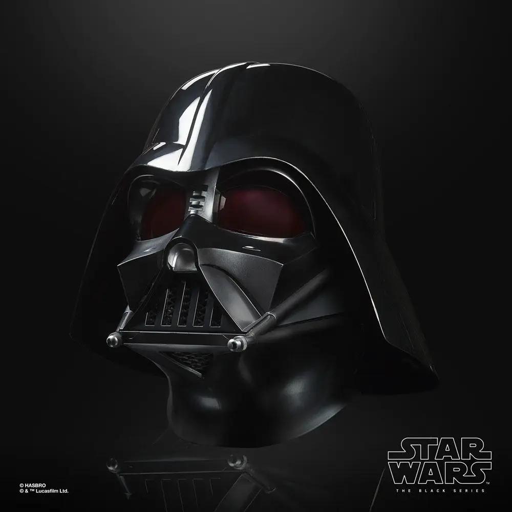 Darth Vader Black Series casco electrónico negro con visores rojos, Hasbro Star Wars figura