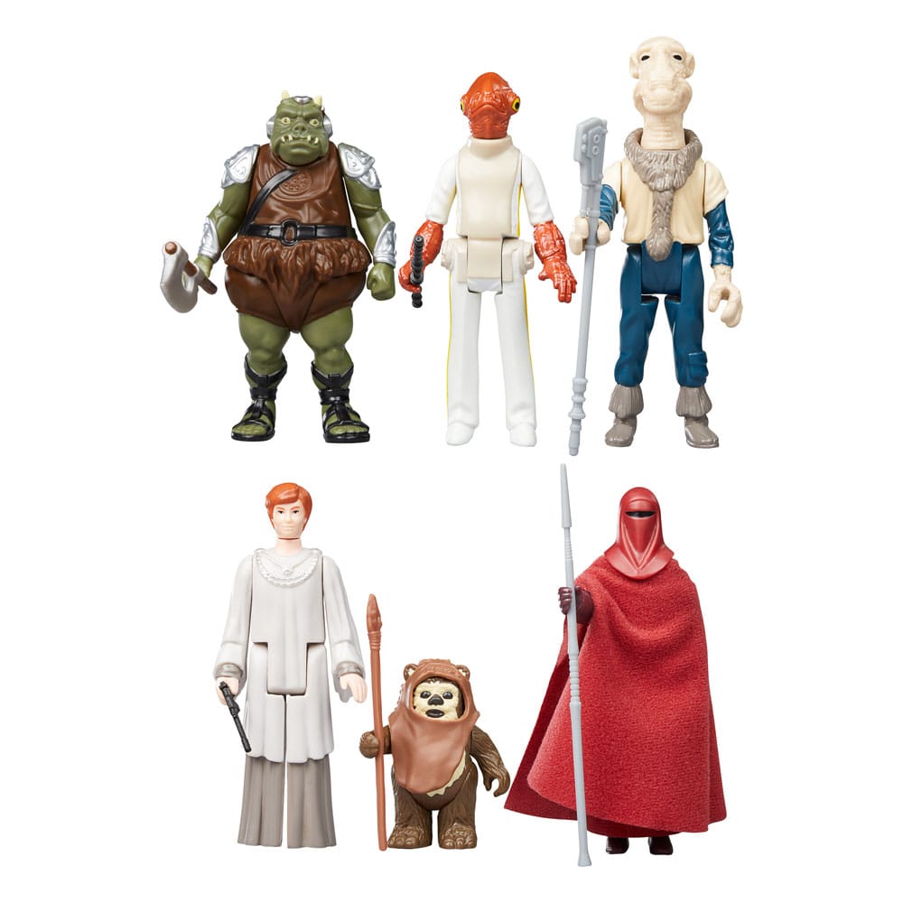 Star Wars Episode VI Retro Collection Pack de 6 Figuras 10 cm