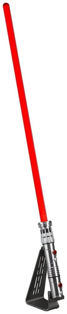 Star Wars Maul Shadow Lord Force FX Elite red lightsaber replica by Hasbro with metallic hilt and display stand