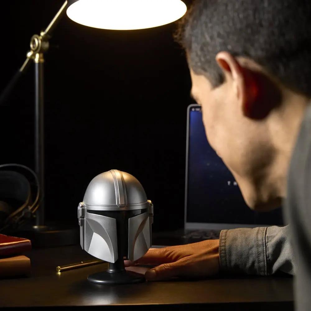 Casco plateado del Mandaloriano, Black Series, accesorio Hasbro para muñecas y figuras