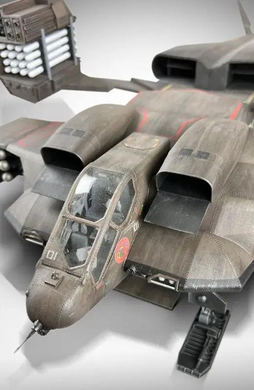 Aliens UD-4 Cheyenne Dropship replica model, weathered gray, 61 cm, Hollywood Collectables