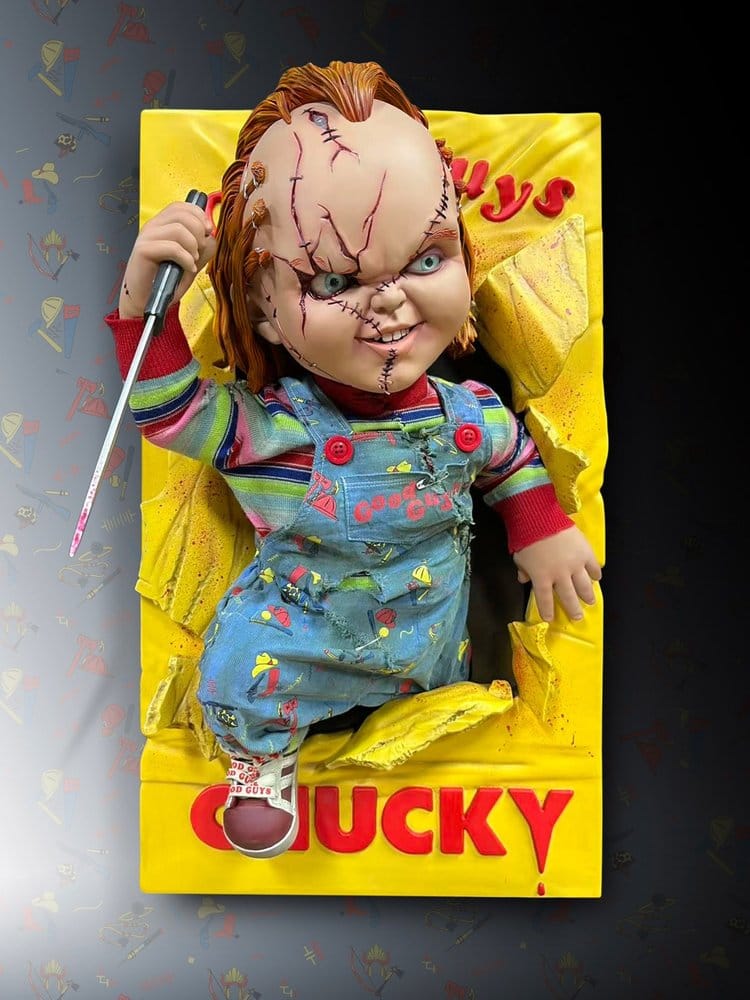 Muñeco Diabólico, Chucky Escultura de Pared 1/1 Bride of Chucky 43 x 46 x 76 cm