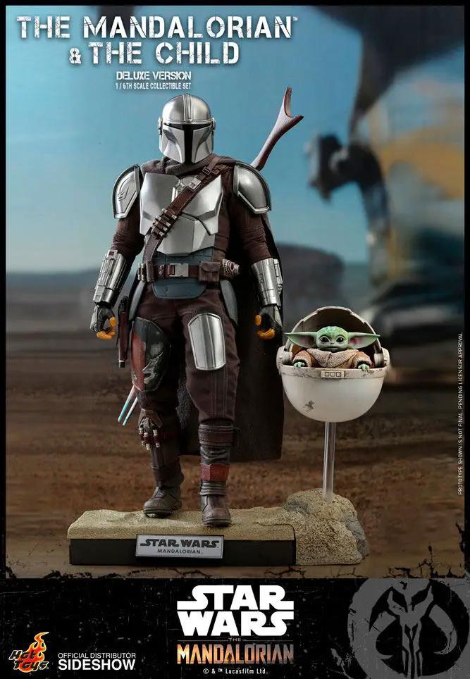 Star Wars The Mandalorian Pack de 2 Figuras 1/6 The Mandalorian & The Child Deluxe 30 cm