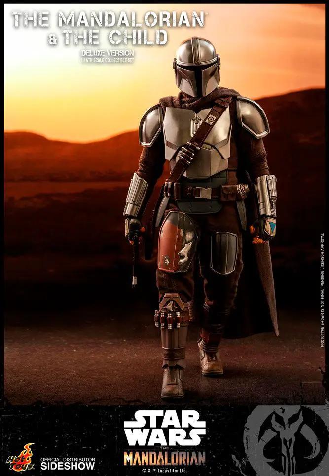 Star Wars The Mandalorian Pack de 2 Figuras 1/6 The Mandalorian & The Child Deluxe 30 cm