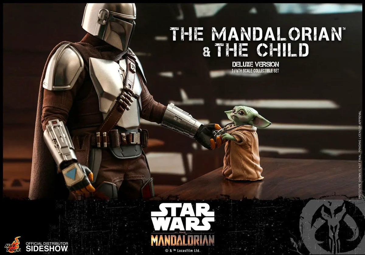 Star Wars The Mandalorian Pack de 2 Figuras 1/6 The Mandalorian & The Child Deluxe 30 cm