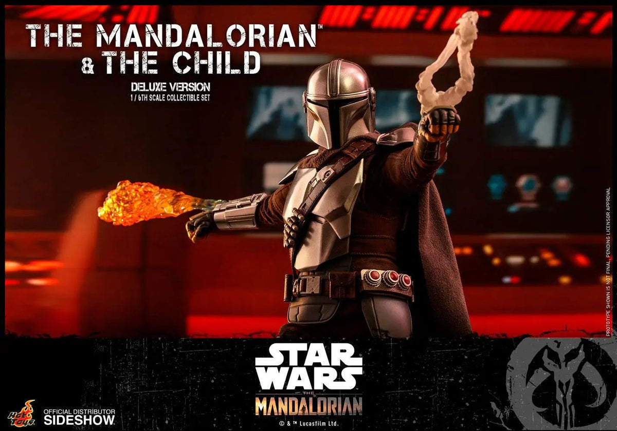 Star Wars The Mandalorian Pack de 2 Figuras 1/6 The Mandalorian & The Child Deluxe 30 cm