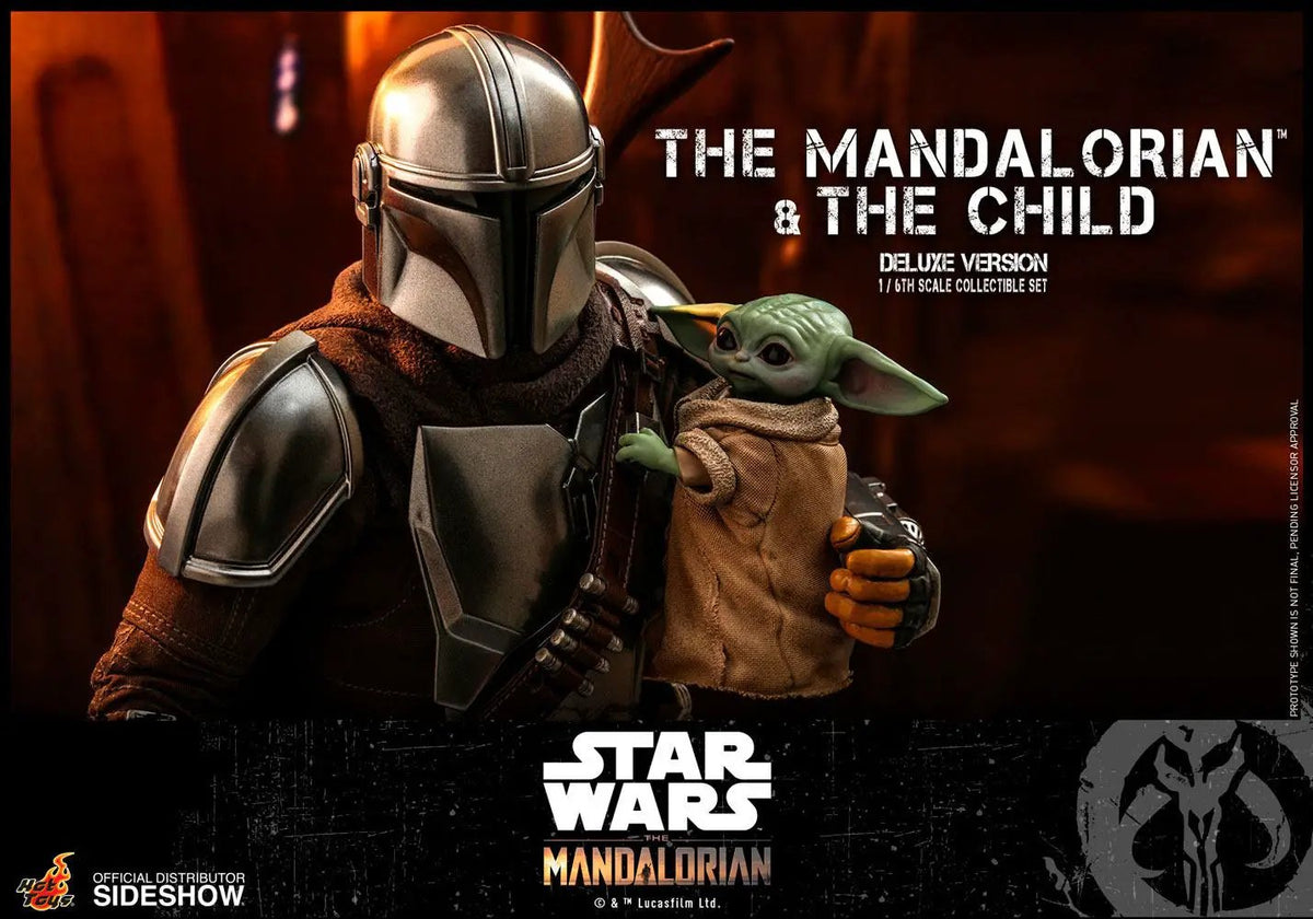 Star Wars The Mandalorian Pack de 2 Figuras 1/6 The Mandalorian & The Child Deluxe 30 cm