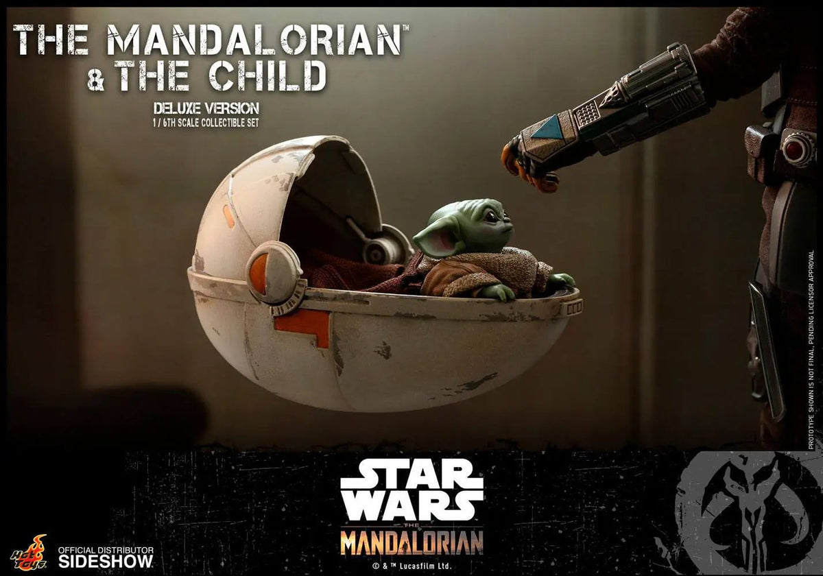 Star Wars The Mandalorian Pack de 2 Figuras 1/6 The Mandalorian & The Child Deluxe 30 cm