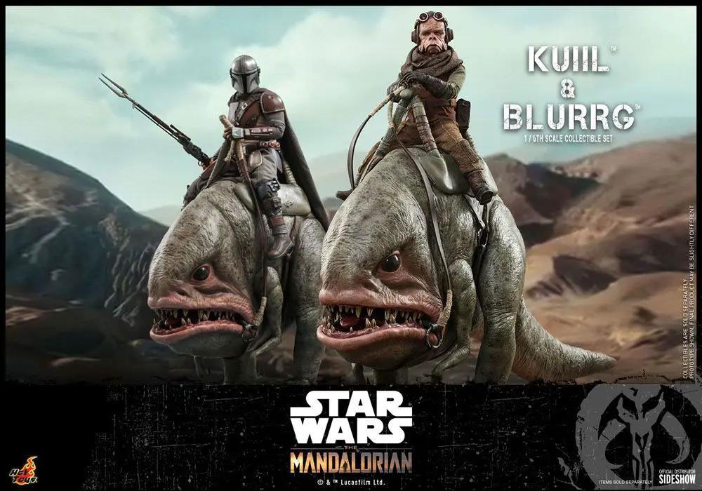Star Wars The Mandalorian Pack de 2 Figuras 1/6 Kuiil & Blurrg 37 cm