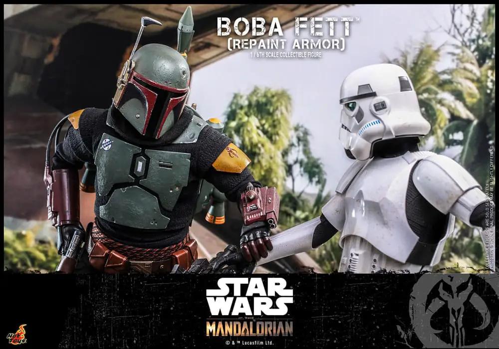 Star Wars: The Mandalorian Figura 1/6 Boba Fett Repaint Armor Special Edition 30 cm