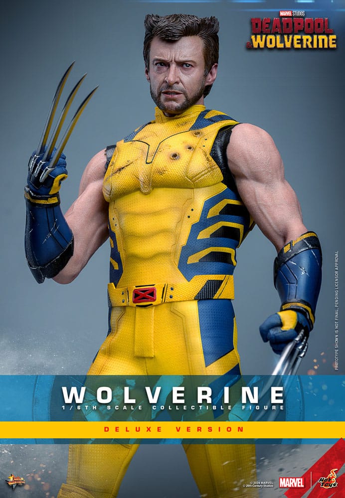 Deadpool & Wolverine Movie Masterpiece Figura 1/6 Wolverine (Deluxe Version) 31 cm