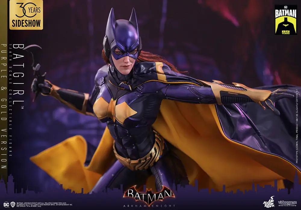 Figura de acción Batgirl 1/6 de HOT TOYS, púrpura y dorado, edición exclusiva, 30 cm