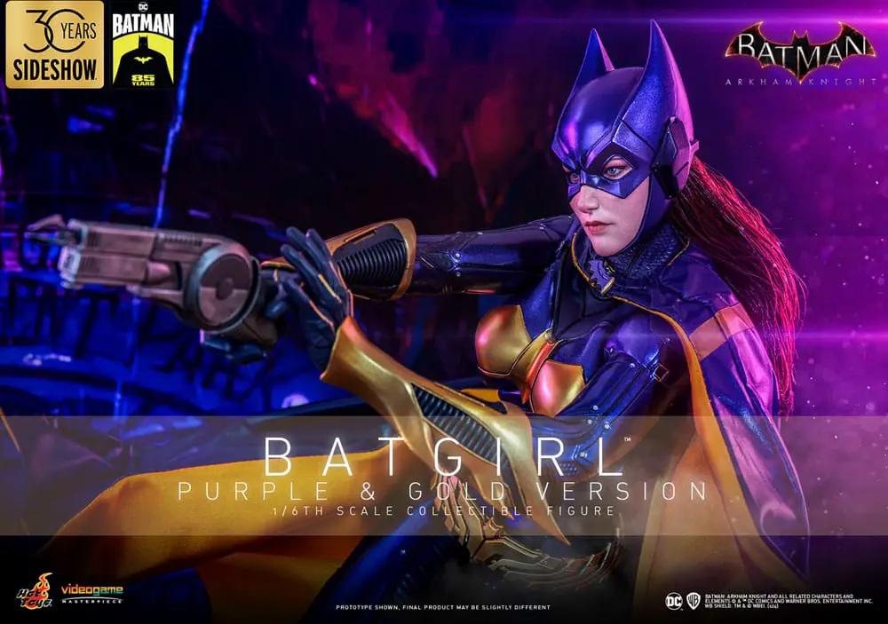 Figura HOT TOYS Batgirl 1/6, versión púrpura y oro, exclusiva, 30 cm.