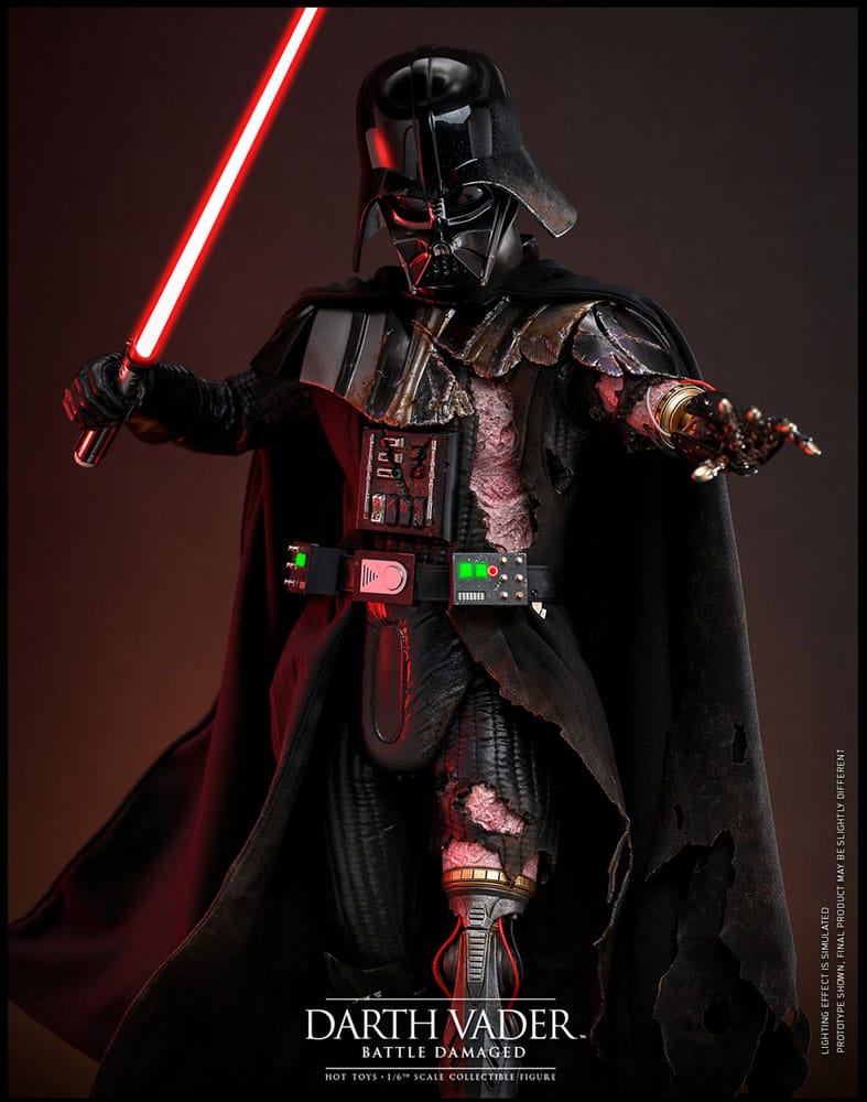 Star Wars Figur 1/6 Darth Vader (Kampfbeschädigt) 35 cm 