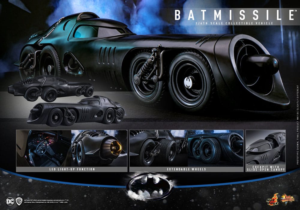 Batman vuelve Vehículo Movie Masterpiece 1/6 Batmissile 109 cm