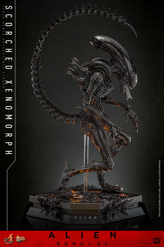 Alien: Romulus Figura Movie Masterpiece 1/6 Scorched Xenomorph 44 cm