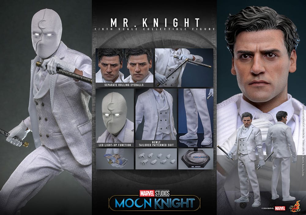 Moon Knight Figura 1/6 Mr. Knight 29 cm