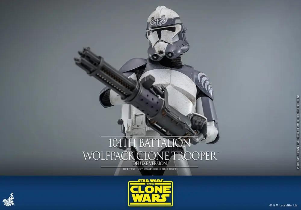 Star Wars The Clone Wars Figura 1/6 104th Battalion Wolfpack Clone Trooper Deluxe Version 30 cm