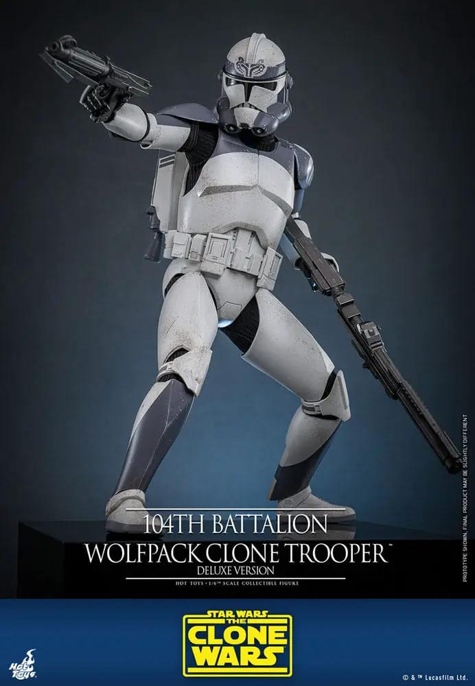 Star Wars The Clone Wars Figura 1/6 104th Battalion Wolfpack Clone Trooper Deluxe Version 30 cm