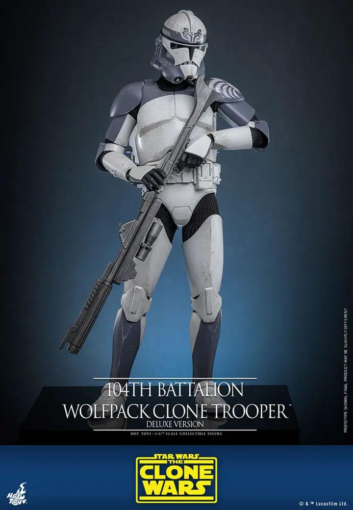 Star Wars The Clone Wars Figura 1/6 104th Battalion Wolfpack Clone Trooper Deluxe Version 30 cm