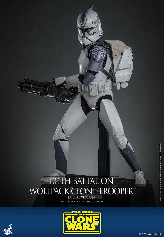 Star Wars The Clone Wars Figura 1/6 104th Battalion Wolfpack Clone Trooper Deluxe Version 30 cm