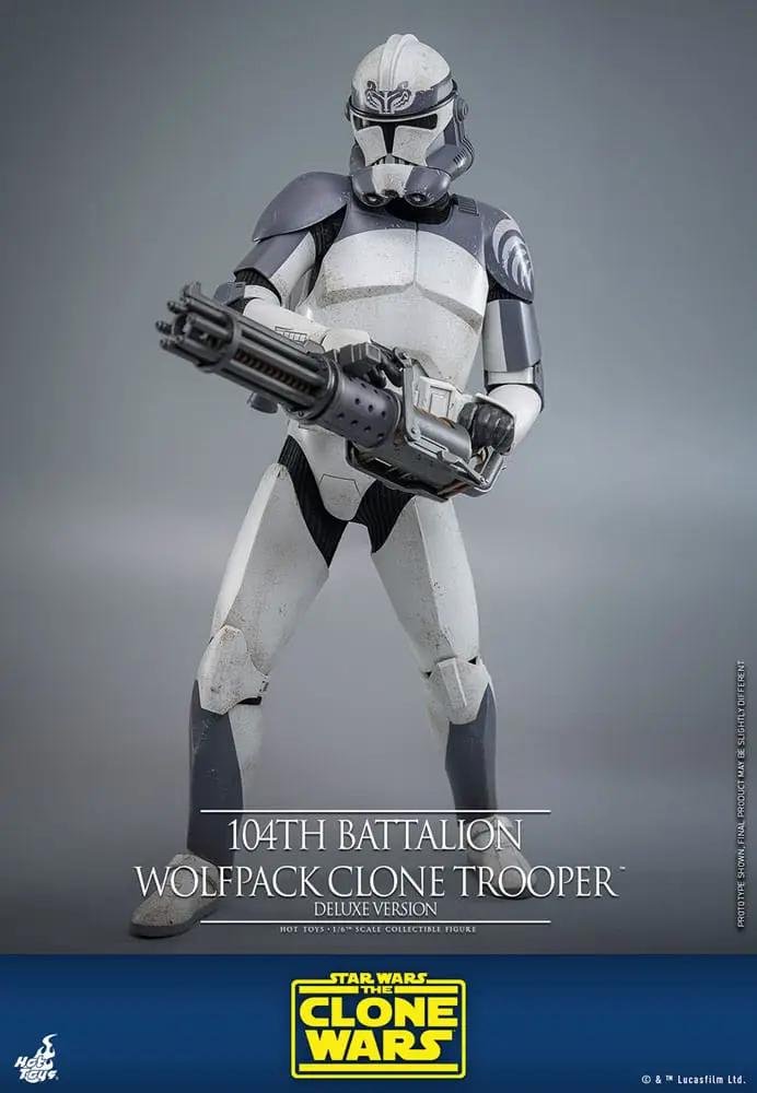 Star Wars The Clone Wars Figura 1/6 104th Battalion Wolfpack Clone Trooper Deluxe Version 30 cm