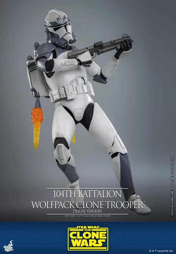 Star Wars The Clone Wars Figura 1/6 104th Battalion Wolfpack Clone Trooper Deluxe Version 30 cm