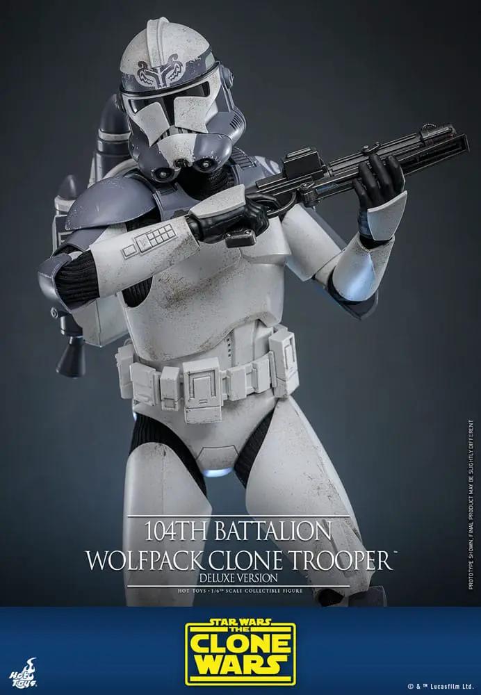 Star Wars The Clone Wars Figura 1/6 104th Battalion Wolfpack Clone Trooper Deluxe Version 30 cm