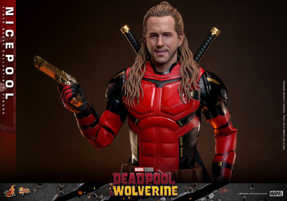 Deadpool & Wolverine Movie Masterpiece Figura 1/6 Nicepool 30 cm