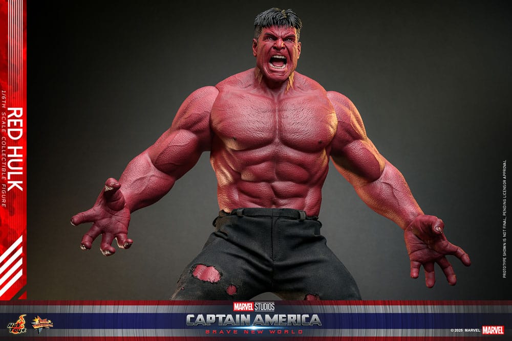 Captain America: Brave New World Figura Movie Masterpiece 1/6 Red Hulk 47 cm