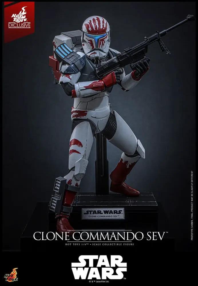 Star Wars: The Clone Wars Television Masterpiece Figura 1/6 Clone Commando Sev (Hot Toys Exclusive) 30 cm