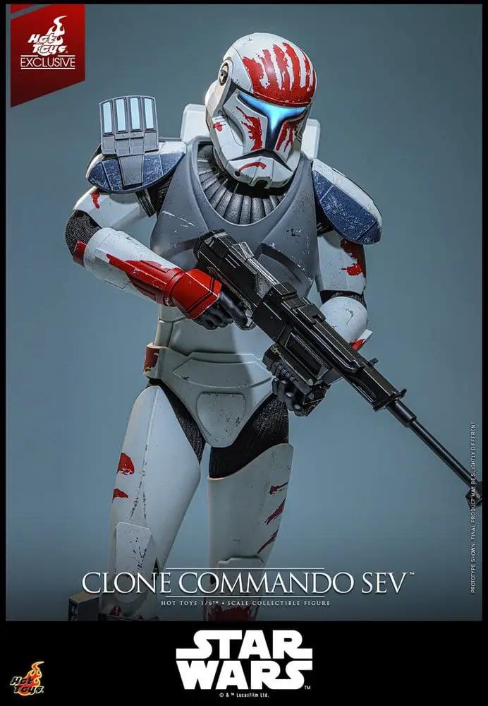Star Wars: The Clone Wars Television Masterpiece Figura 1/6 Clone Commando Sev (Hot Toys Exclusive) 30 cm