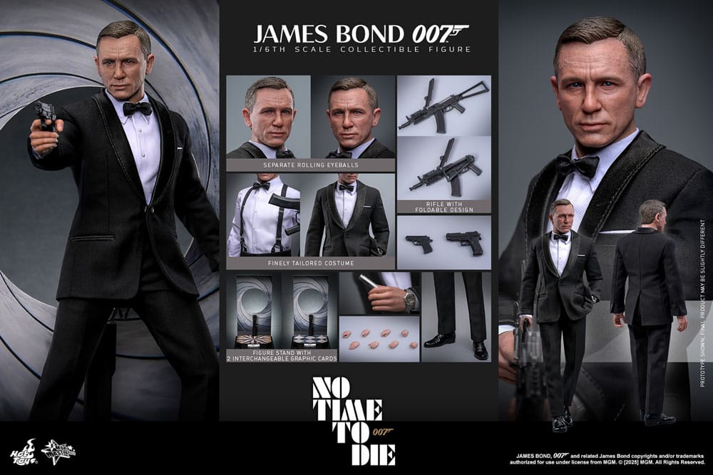 Sin tiempo para morir Figura Movie Masterpiece 1/6 James Bond 30 cm