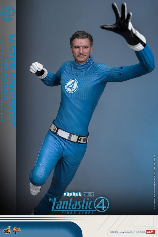 Los Cuatro Fantásticos: primeros pasos Pack de 2 Figuras Movie Masterpiece 1/6 Mister Fantastic & H.E.R.B.I.E. 30 cm