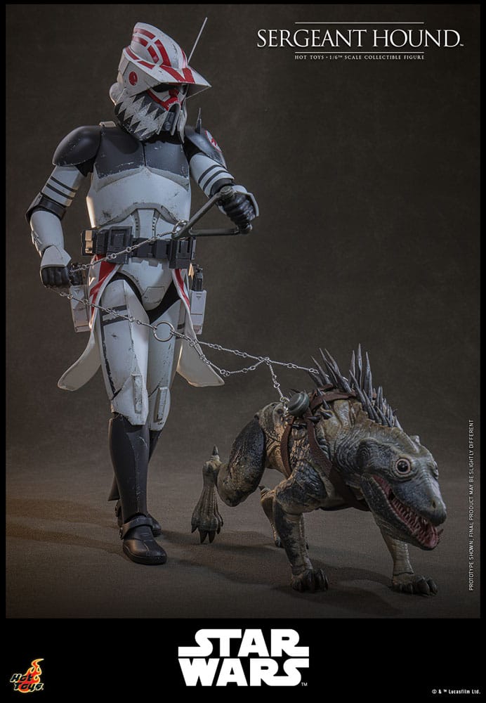 Star Wars: The Clone Wars Figura 1/6 Sergeant Hound 30 cm
