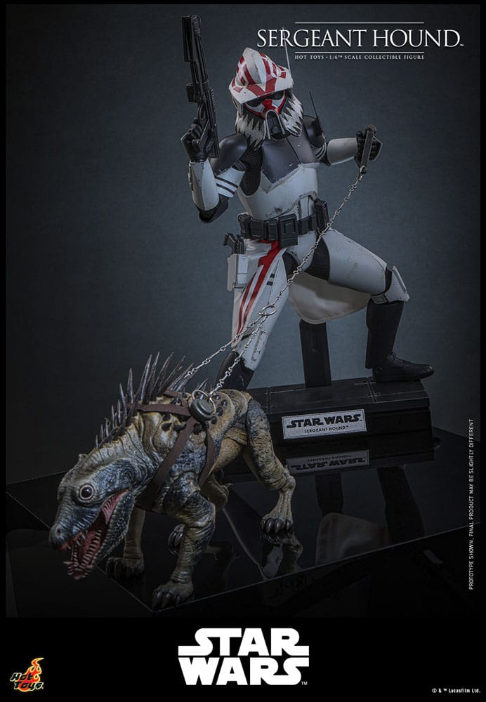 Star Wars: The Clone Wars Figura 1/6 Sergeant Hound 30 cm