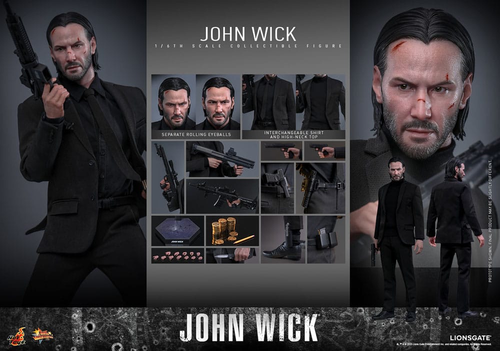 John Wick Figura Movie Masterpiece 1/6 John Wick 31 cm