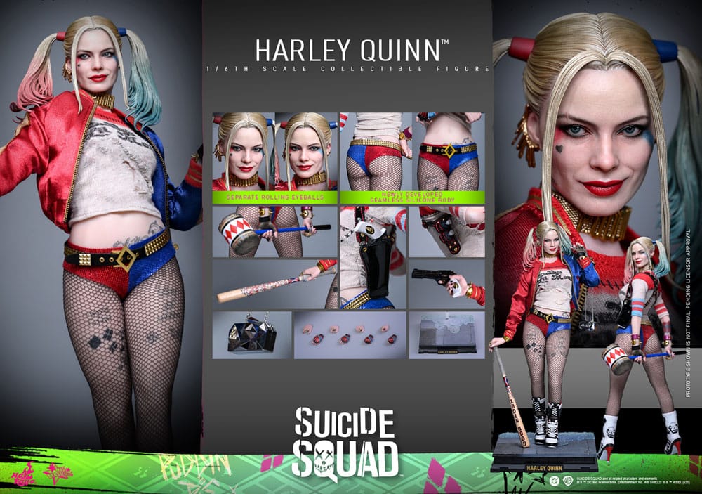 Escuadrón Suicida Figura Movie Masterpiece 1/6 Harley Quinn 29 cm