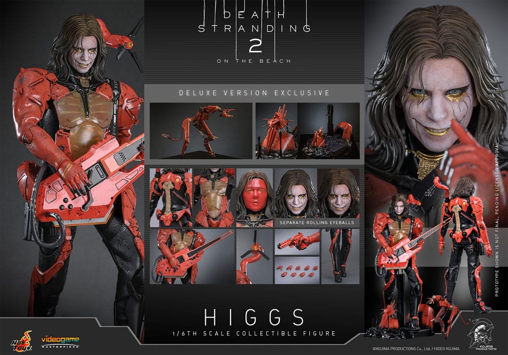 Death Stranding 2: On the Beach Figura Videogame Masterpiece 1/6 Higgs (Deluxe Version) 33 cm